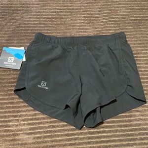 Black Salomon Running Shorts XS